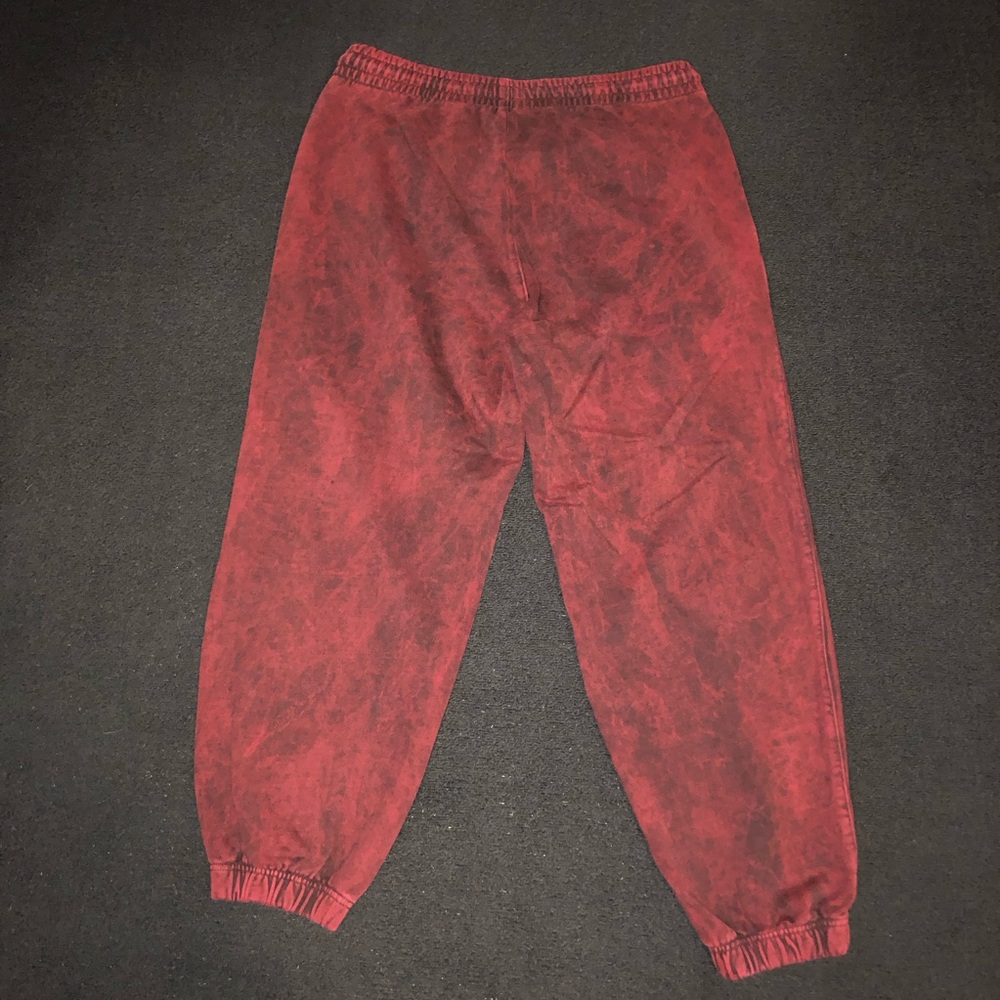 Levi’s Garment Dyed Sweatpants. Baggy Fit. Size Large. Red/Black Color. - Picture 14 of 16